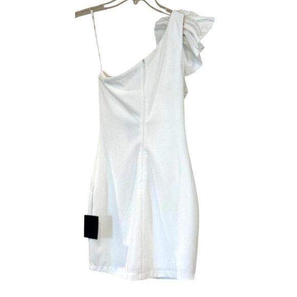 Lulu's Women's Be My Destiny One Shoulder Dress White Size XS NWT - Picture 4 of 9